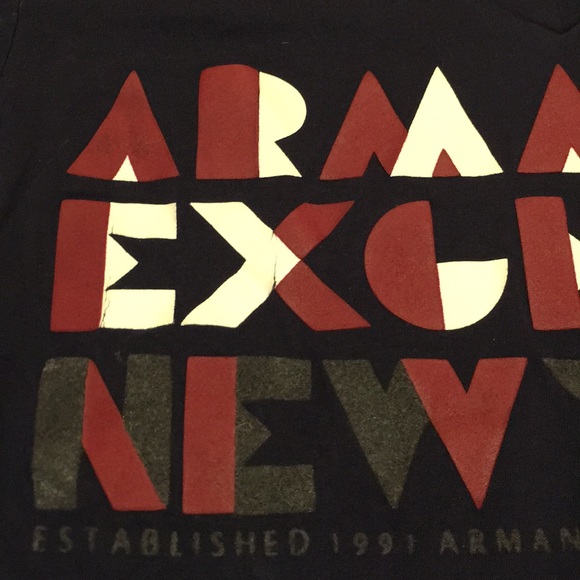 Mens A/X blue cotton shirt medium - Picture 7 of 8